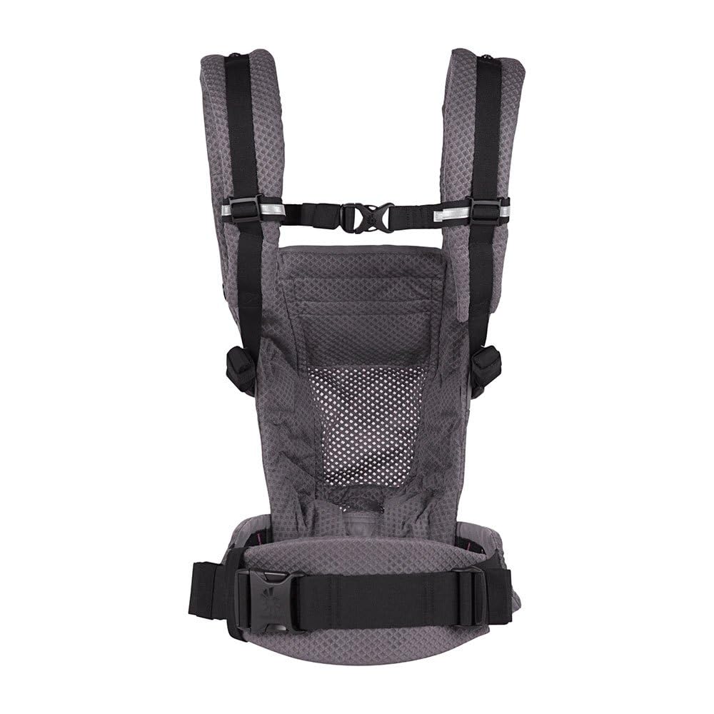 Ergobaby Adapt baby carrier for newborns, 3 carrying positions, SoftFlex Mesh, Graphite Grey