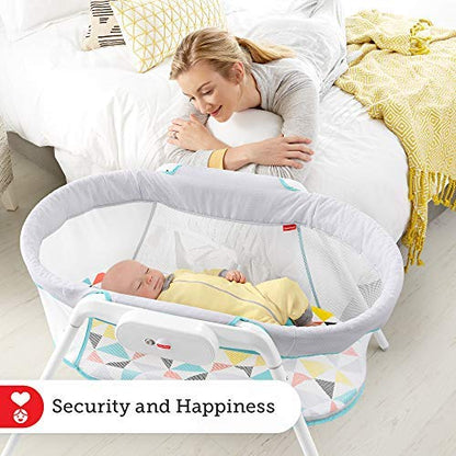 Fisher-Price portable baby crib with vibration