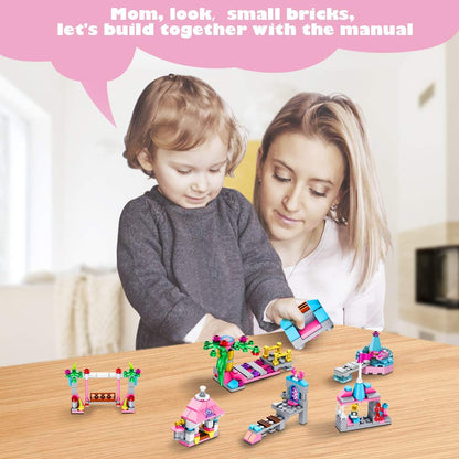 VATOS 568-piece princess castle building block set, 25 models, for children aged 6–12 years