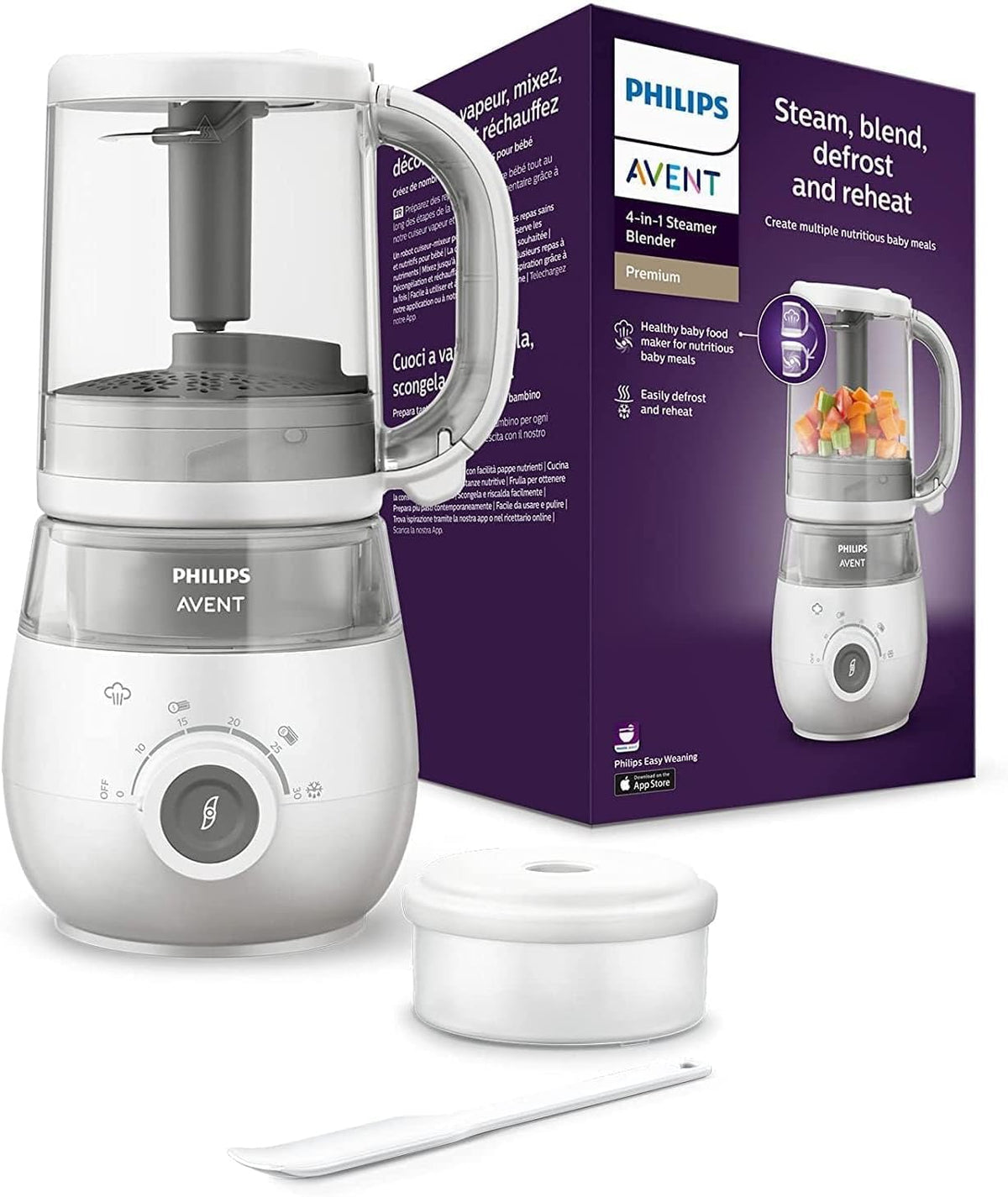 Philips Avent 4-in-1 Steamer and Blender SCF883/01
