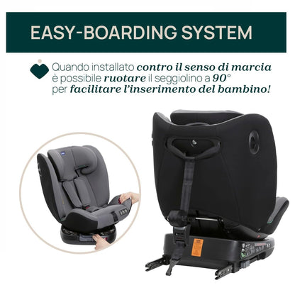 Chicco Unico Evo I-Size car seat, 0–36 kg, rotating Isofix 360°