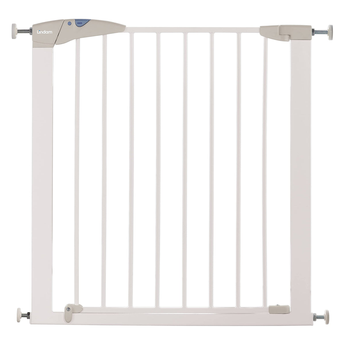 Munchkin Lindam Sure Shut Axis turvavärav treppidele ja ukseavadele 76–82 cm, valge
