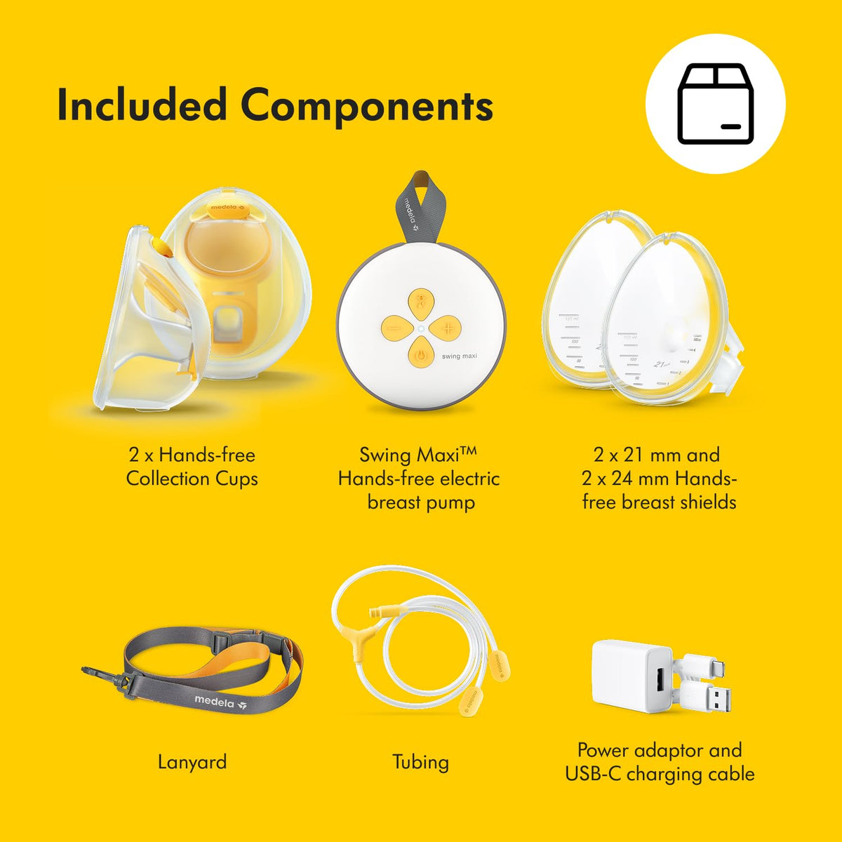 Medela Swing Maxi Hands-Free topelt elektriline rinnapump