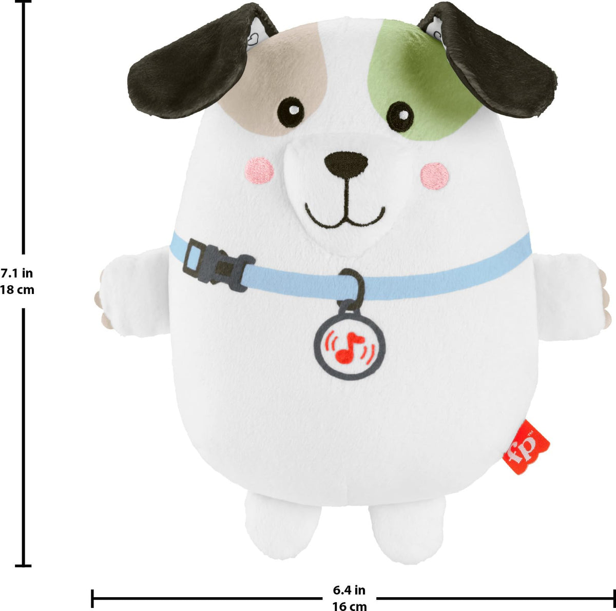 Fisher-Price Calming Vibes Puppy rahustav kaisuloom helide ja vibratsiooniga, 0+ kuud