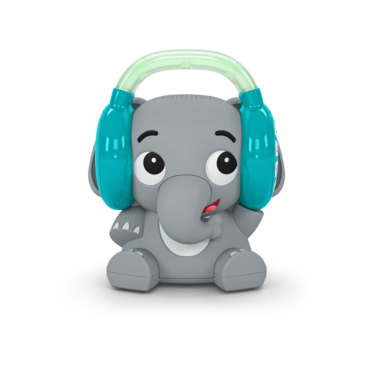 Baby Einstein Earl the Elephant Bluetooth soother and night light, gray