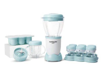 NutriBullet Baby baby food blender and accessories, 200 W, silver