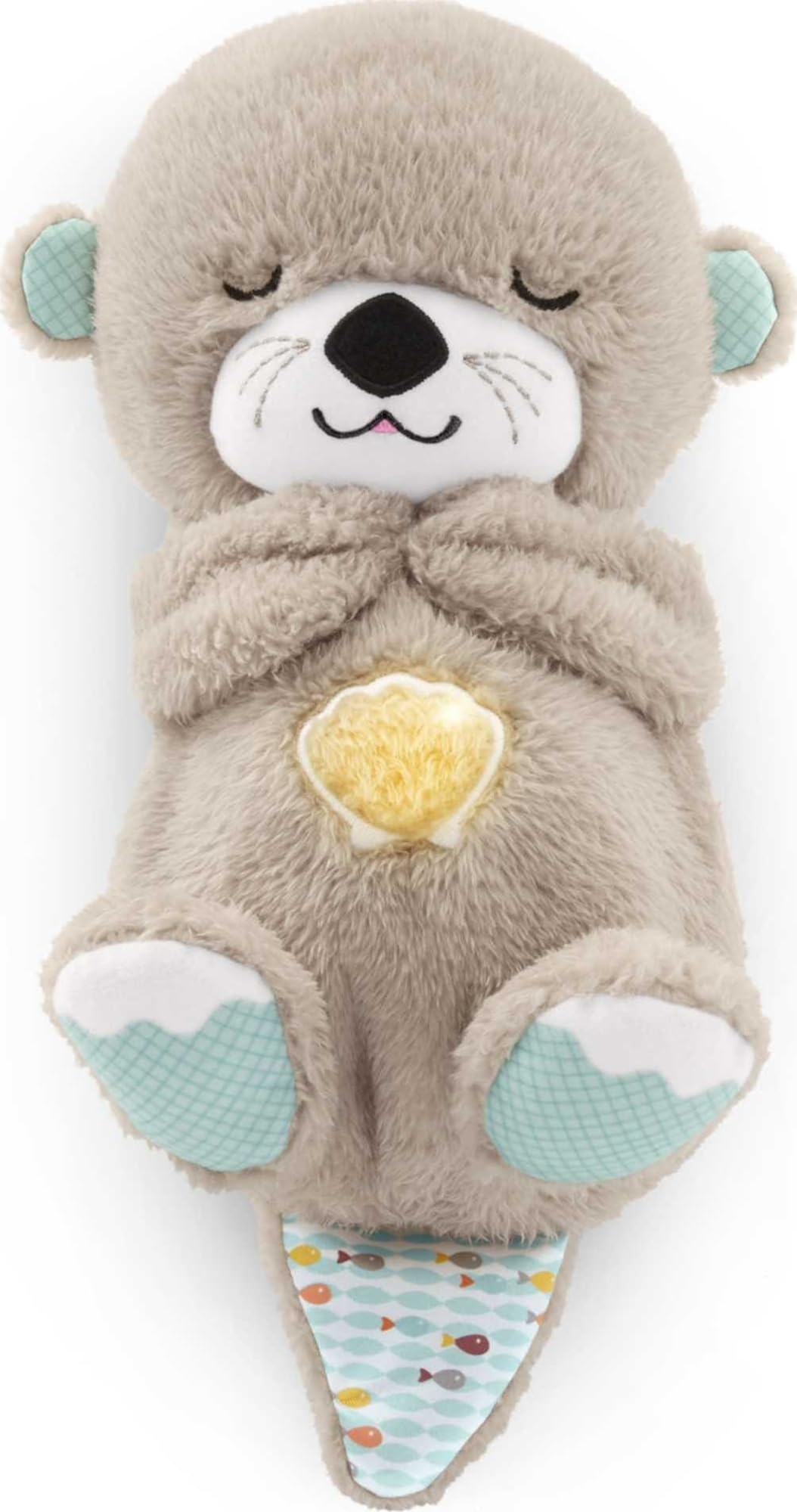 Fisher-Price plush toy and sound machine Soothe 'n Snuggle Otter, with light and breathing motions