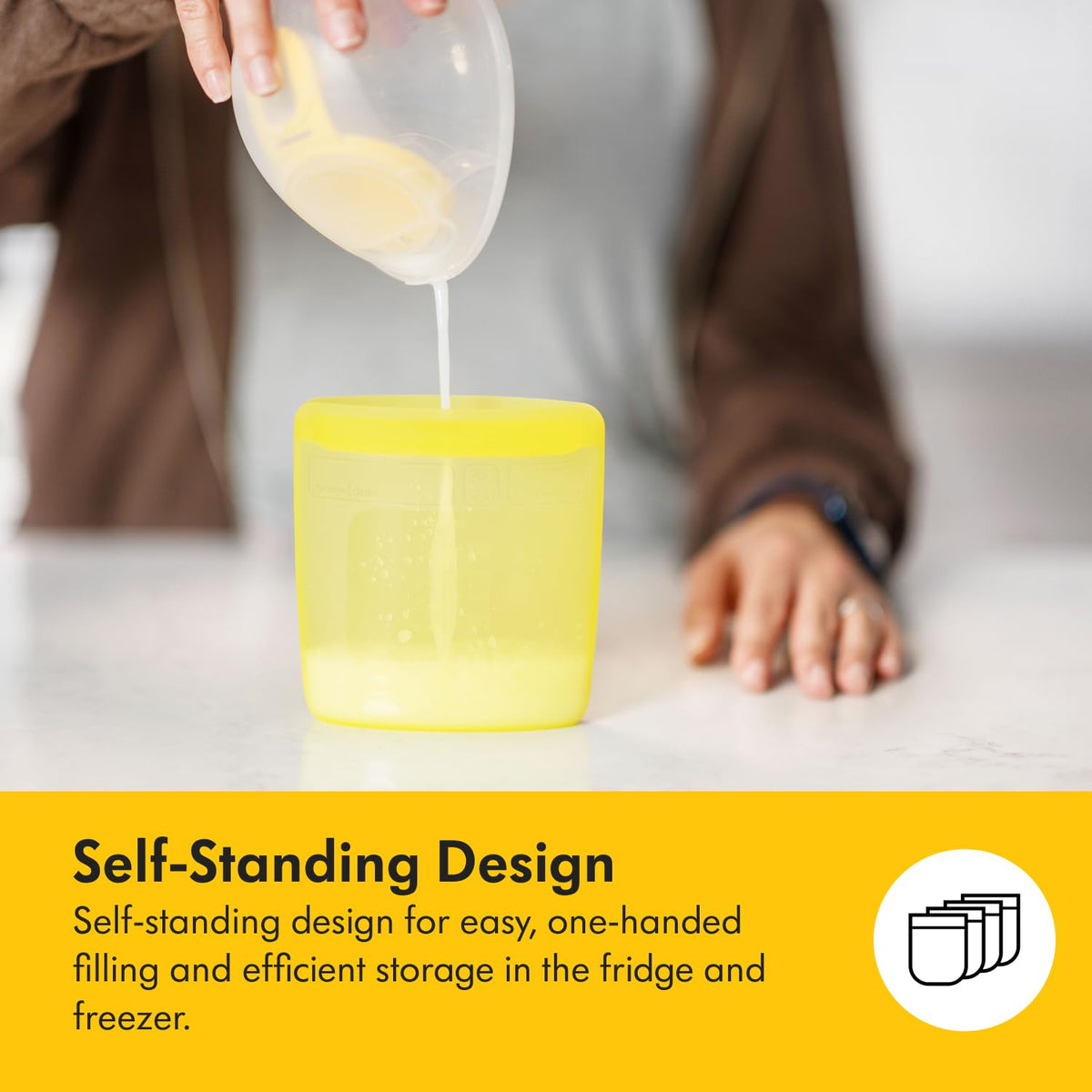 Medela korduvkasutatavad rinnapiima hoiukotid 220 ml, topeltsulguriga, 5 tk