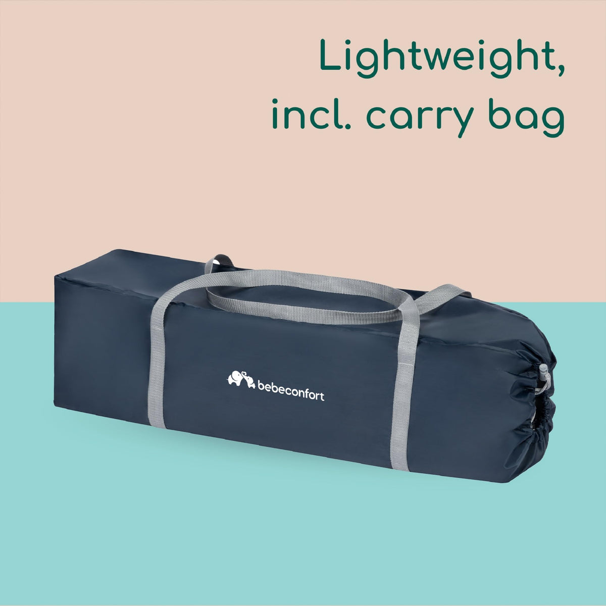 Bebeconfort Soft Dreams travel cot, foldable with mattress, from birth up to 3.5 years