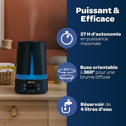 Béaba Zen Air humidifier with night light, 4 L, blue