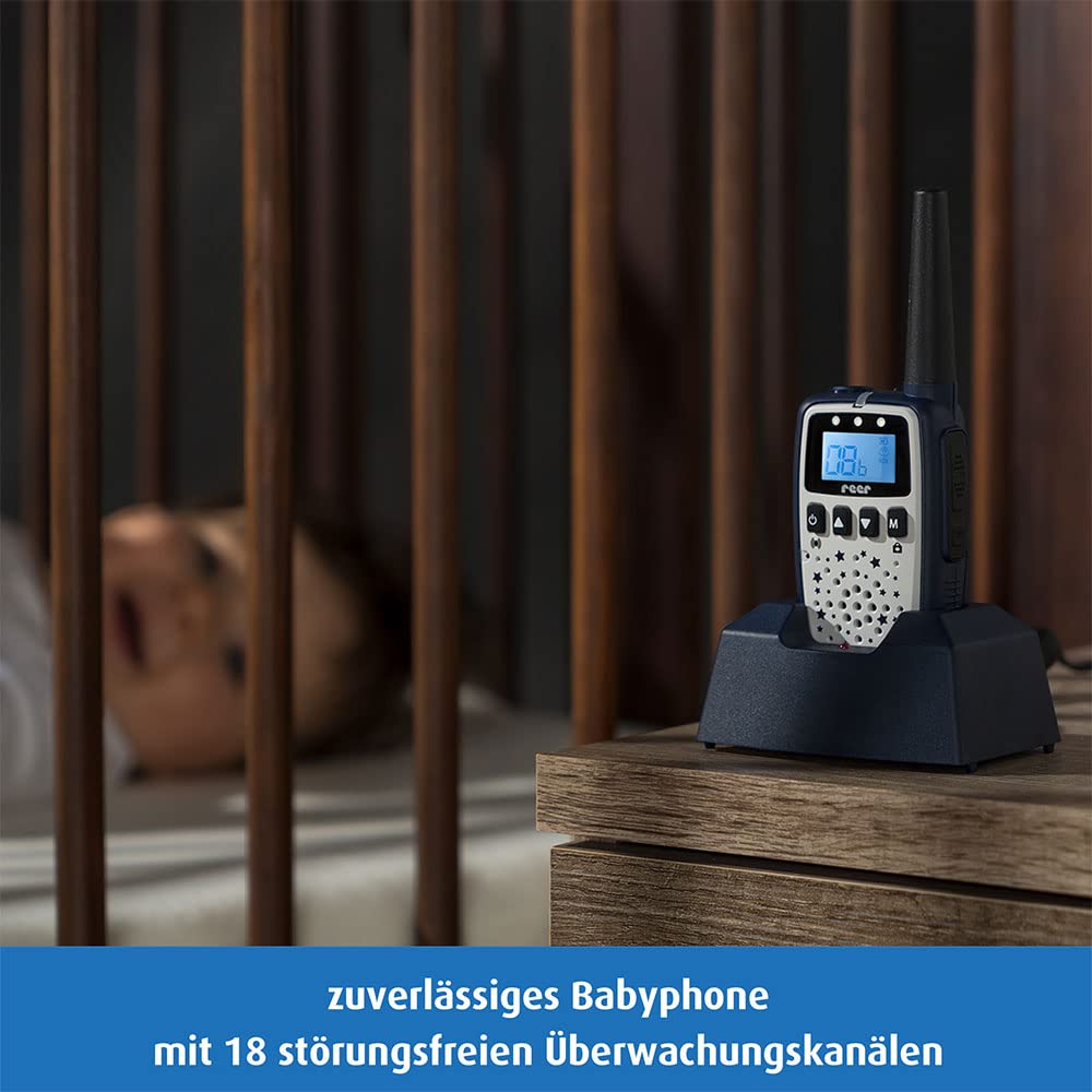 Reer Care&Talk 2in1 baby monitor and radio transmitter, up to 5 km range