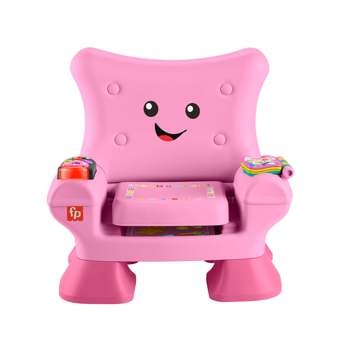 Fisher-Price Laugh & Learn Smart Stages õppetool (EN/DE/FR), 6–36 k, roosa