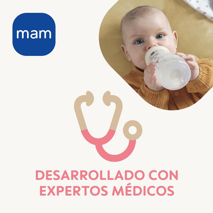 MAM lutipudel Easy Active lilla, 4+k 330 ml, 2 tk