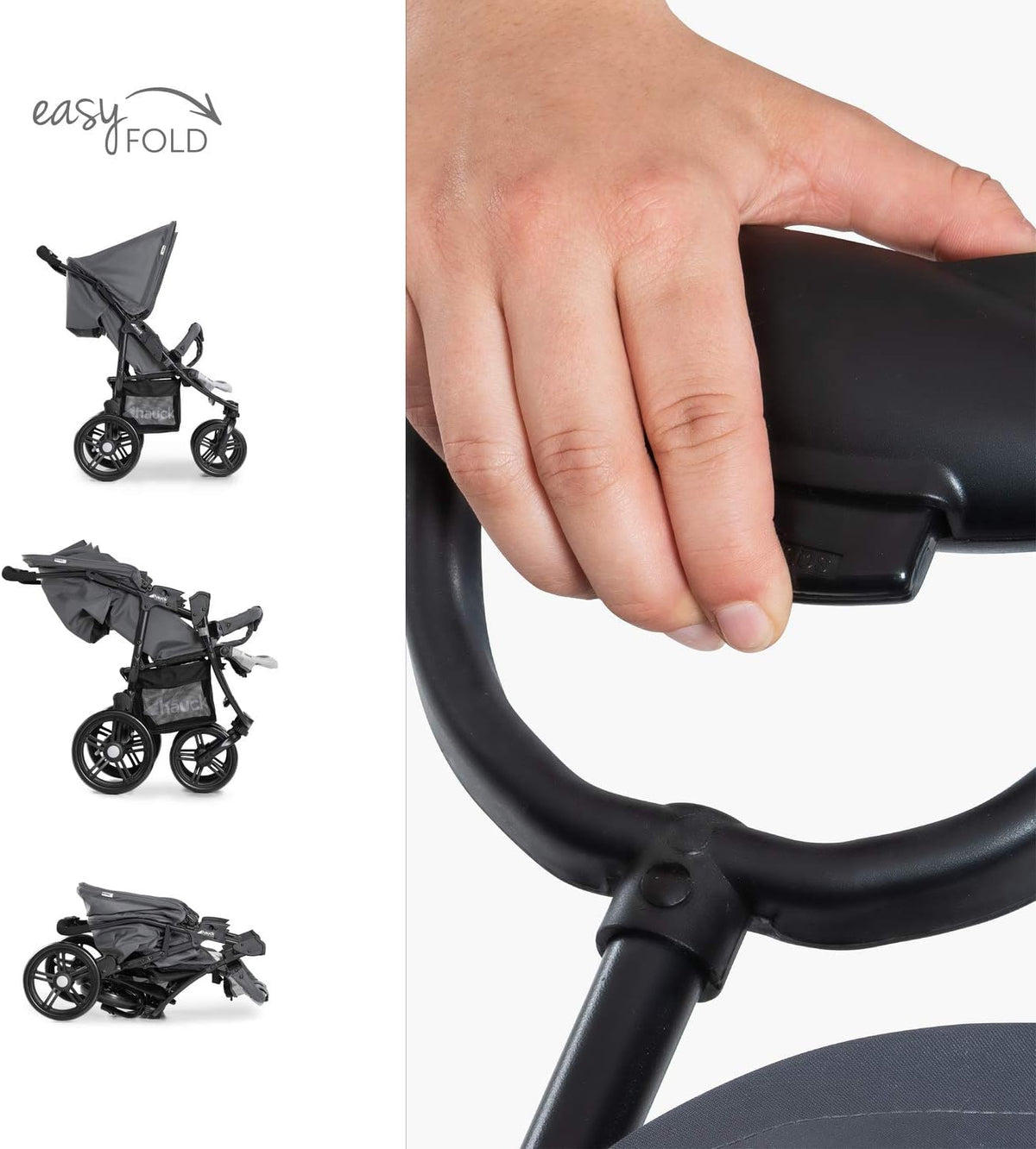 Hauck Roadster Duo SLX double stroller, grey