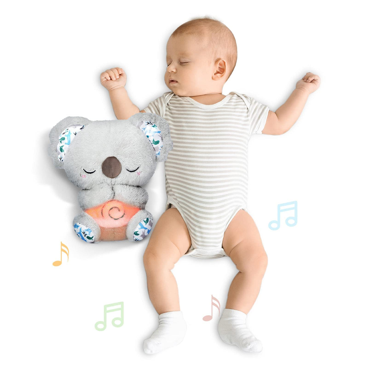 Auby baby cuddle koala with lullabies and white noise