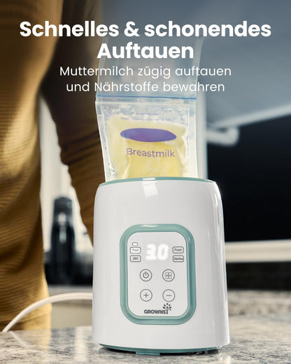 GROWNSY 8-in-1 fast bottle warmer