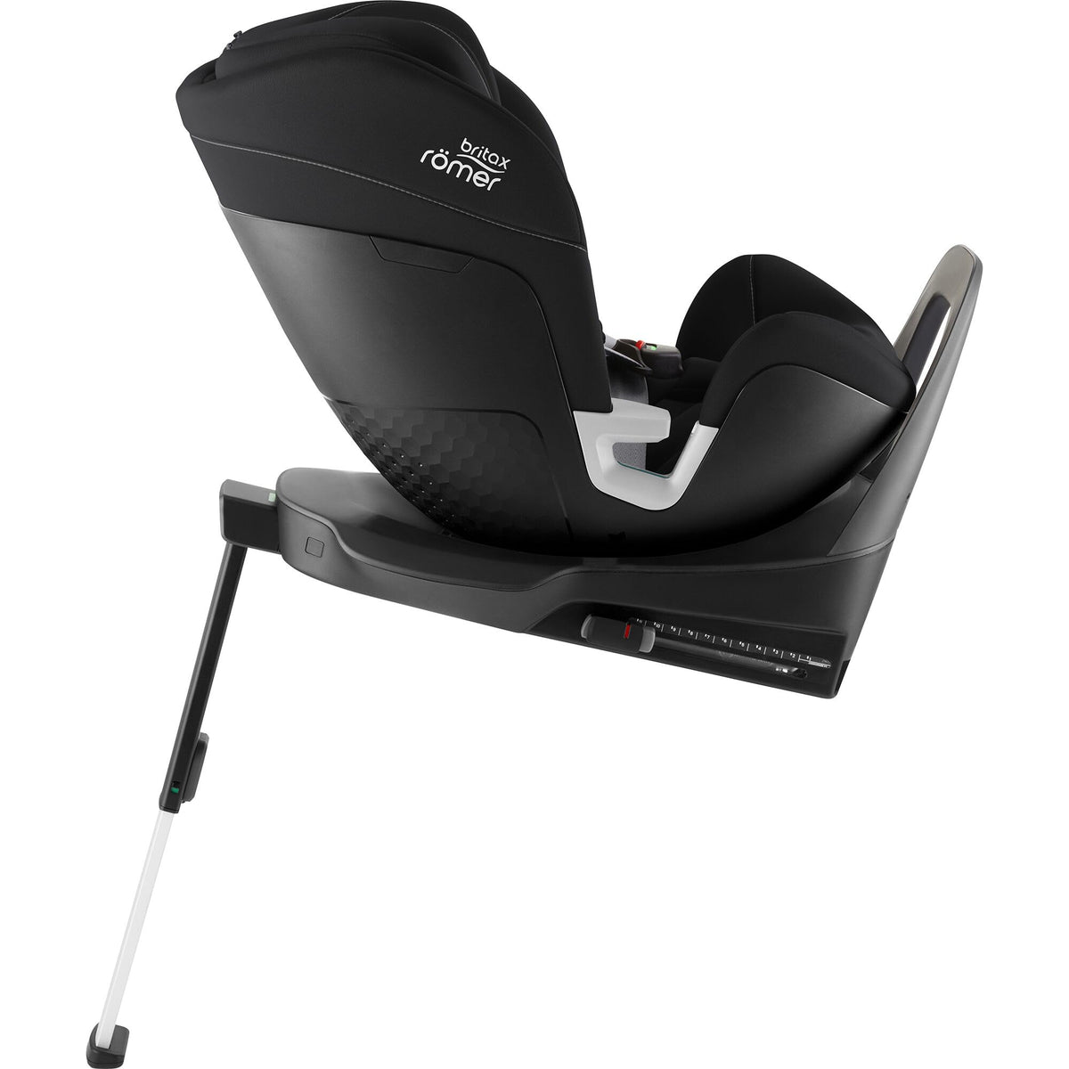Britax Römer Rider car seat, with ISOFIX and support leg, 40–125 cm, Space Black