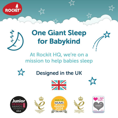 Rockit Rocker USB rechargeable stroller rocker, white