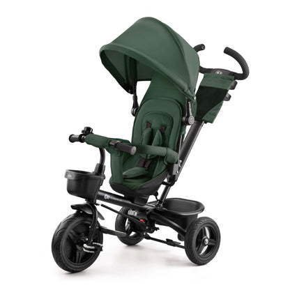 Kinderkraft AVEO foldable tricycle for 9 months – 5 years, green