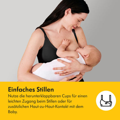 Medela 3-in-1 imetamis- ja pumpamisrinnahoidja, must