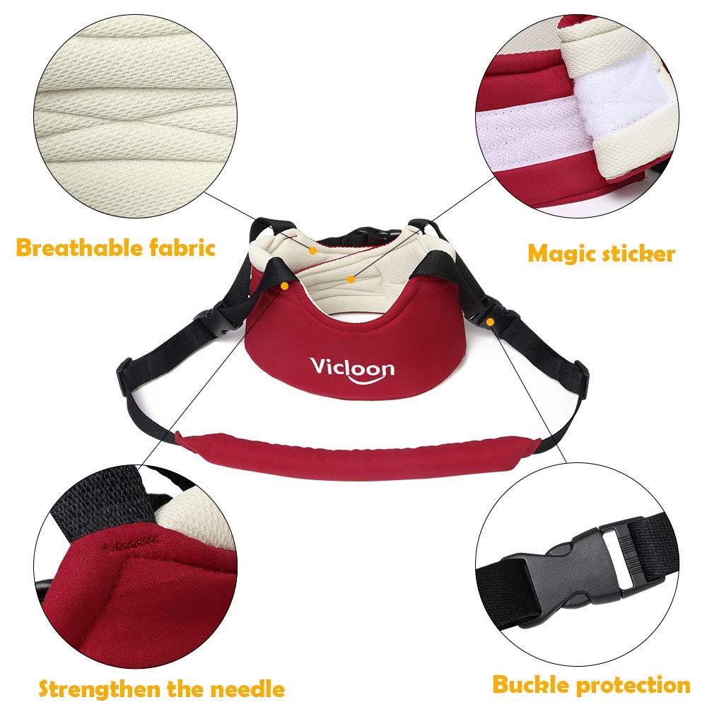 Vicloon baby walking assistant suspenders, red