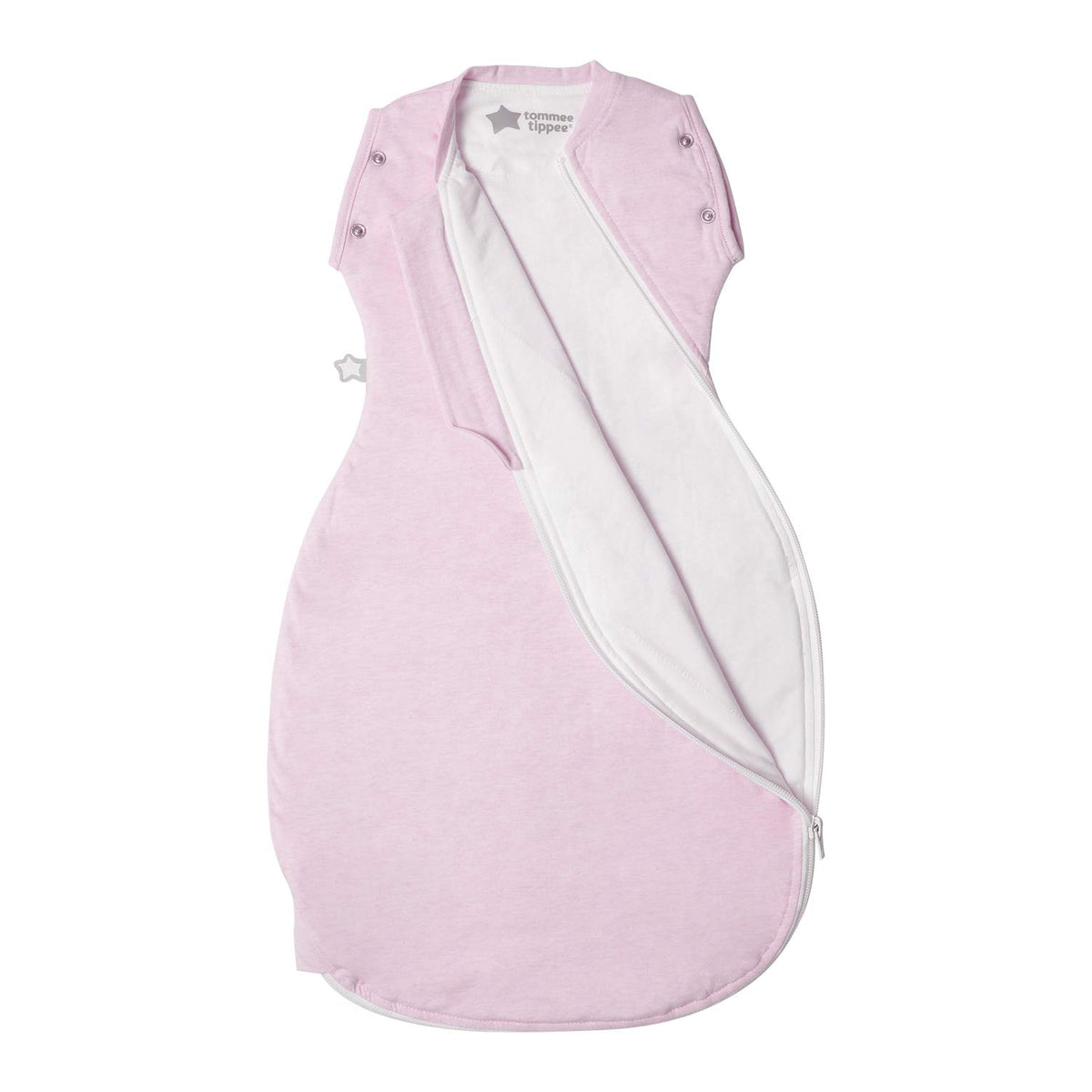 Tommee Tippee Grobag Snuggle baby sleeping bag 0–4 months, 2.5 TOG, pink