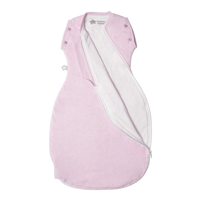 Tommee Tippee Grobag Snuggle baby sleeping bag 0–4 months, 2.5 TOG, pink