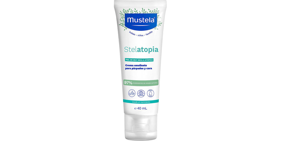 Mustela Stelatopia näokreem väga kuiva ja atoopilise naha jaoks, 40 ml