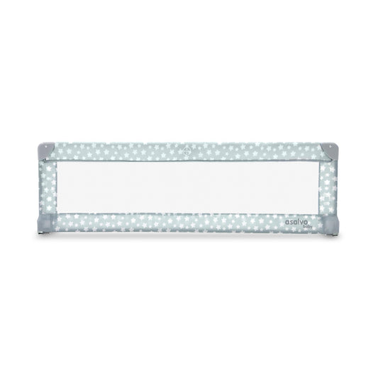 Asalvo folding bed rail 150 cm – gray stars