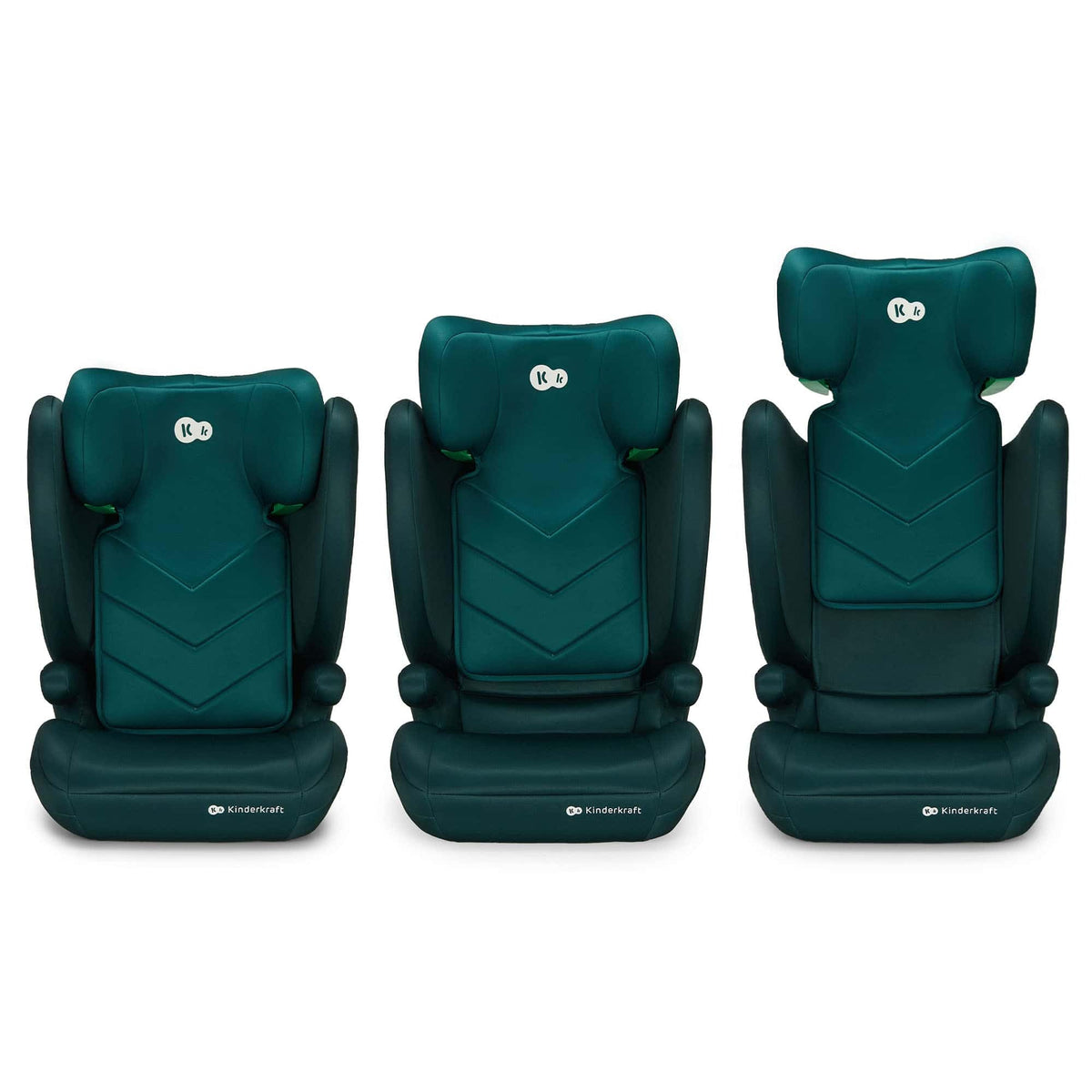 Kinderkraft I-SPARK i-Size turvatool grupp 2/3 (100–150 cm), roheline