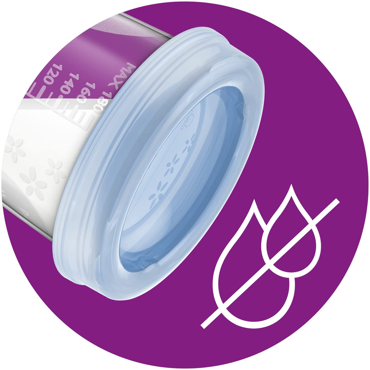 Philips Avent toidusäilitustopsid 180/240 ml (20tk) + lusikas