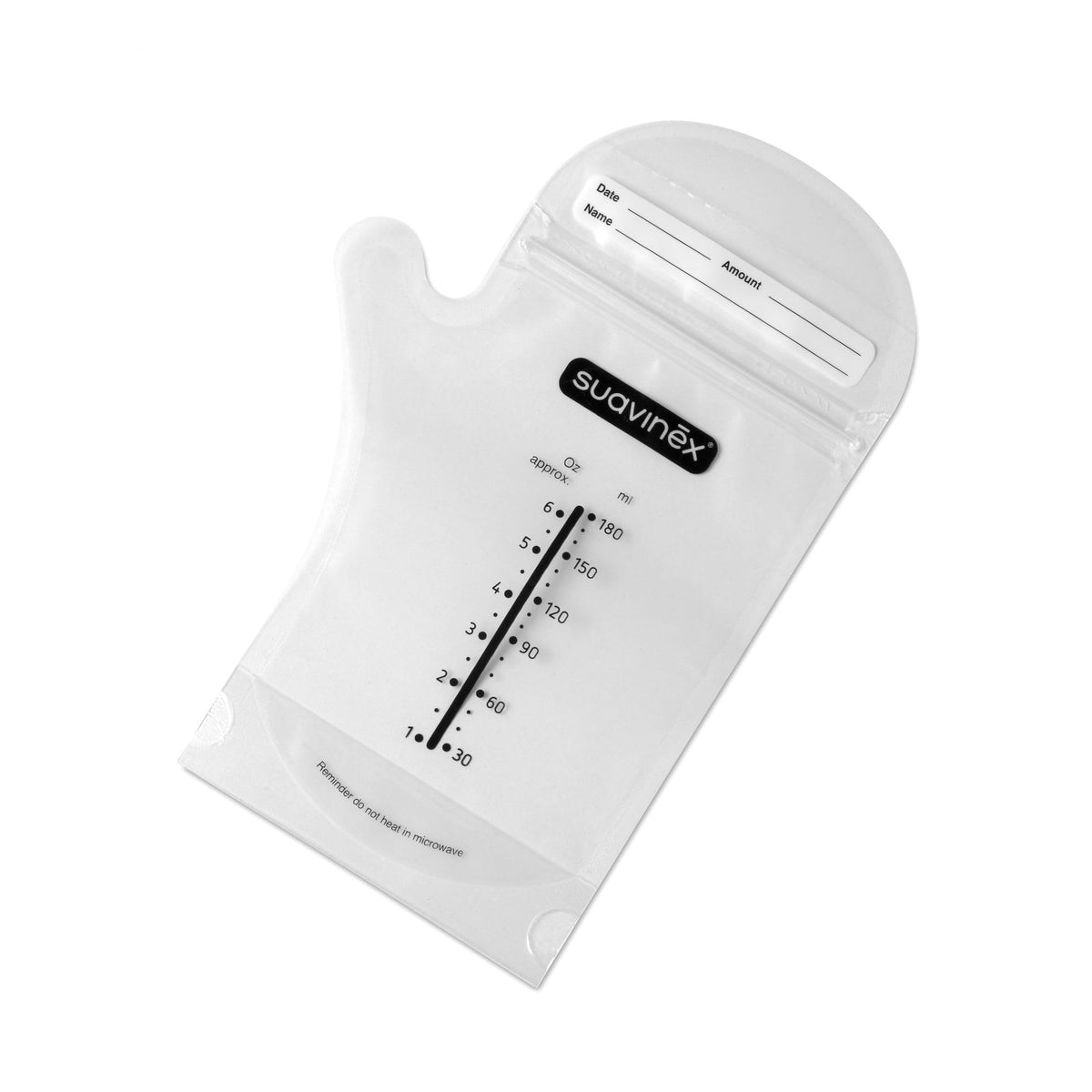 Suavinex breast milk storage bags 180 ml, 25 pcs, with spout