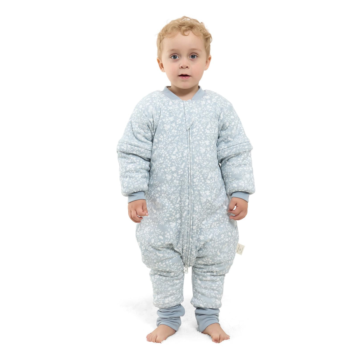 Mosebears baby sleeping bag with legs, TOG 2.5, detachable sleeves, 3-4Y, Rabbit