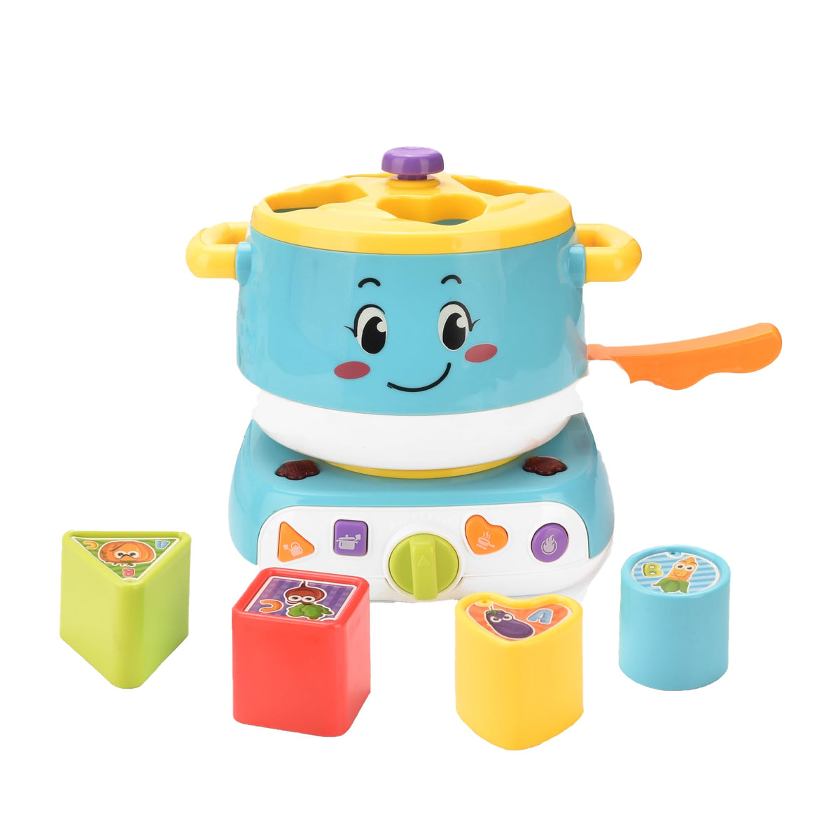 Laste kitchen utensil play set with pots and pans, 18 pcs