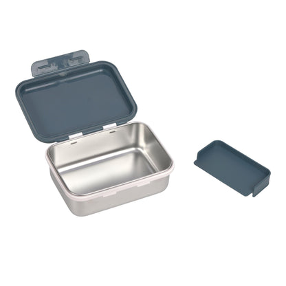 Lässig children's stainless steel lunch box – Happy Prints Midnight Blue