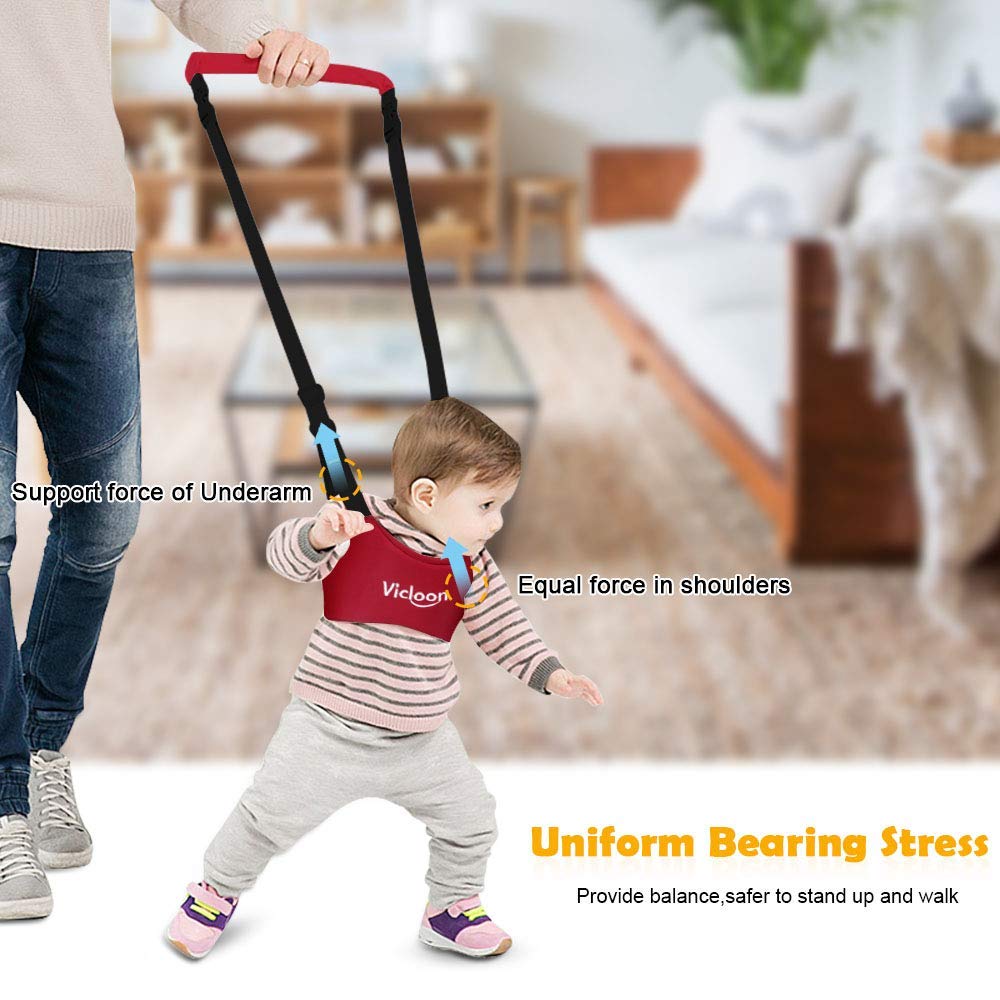 Vicloon baby walking assistant suspenders, red
