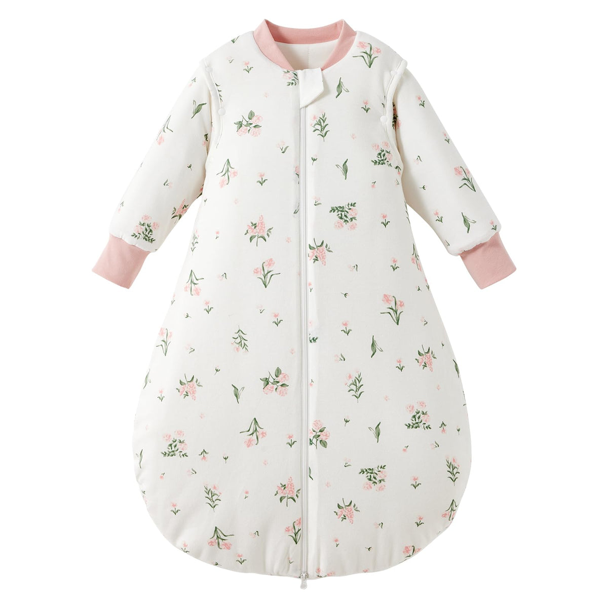 Duomiaomiao talvine beebi magamiskott 3.5 TOG (6-18k), pikkade varrukatega, 100% puuvill