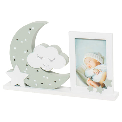 Dooky Moonlight LED photo frame “Misty Olive”