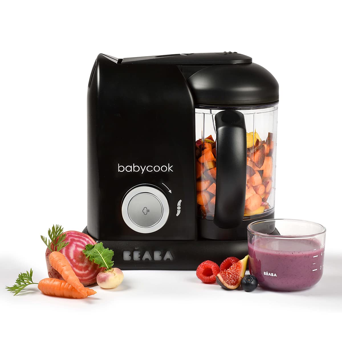 Béaba Babycook Solo 4-in-1 blender-steamer – 1100 ml, black
