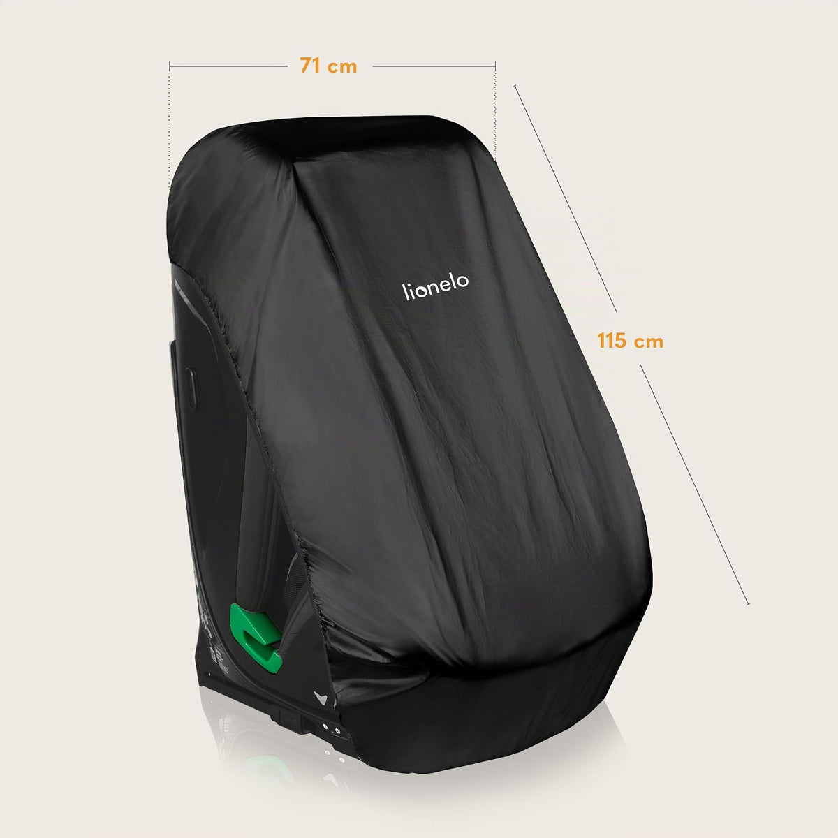 Lionelo THERMALCOVER universaalne turvatooli kate, hõbedane