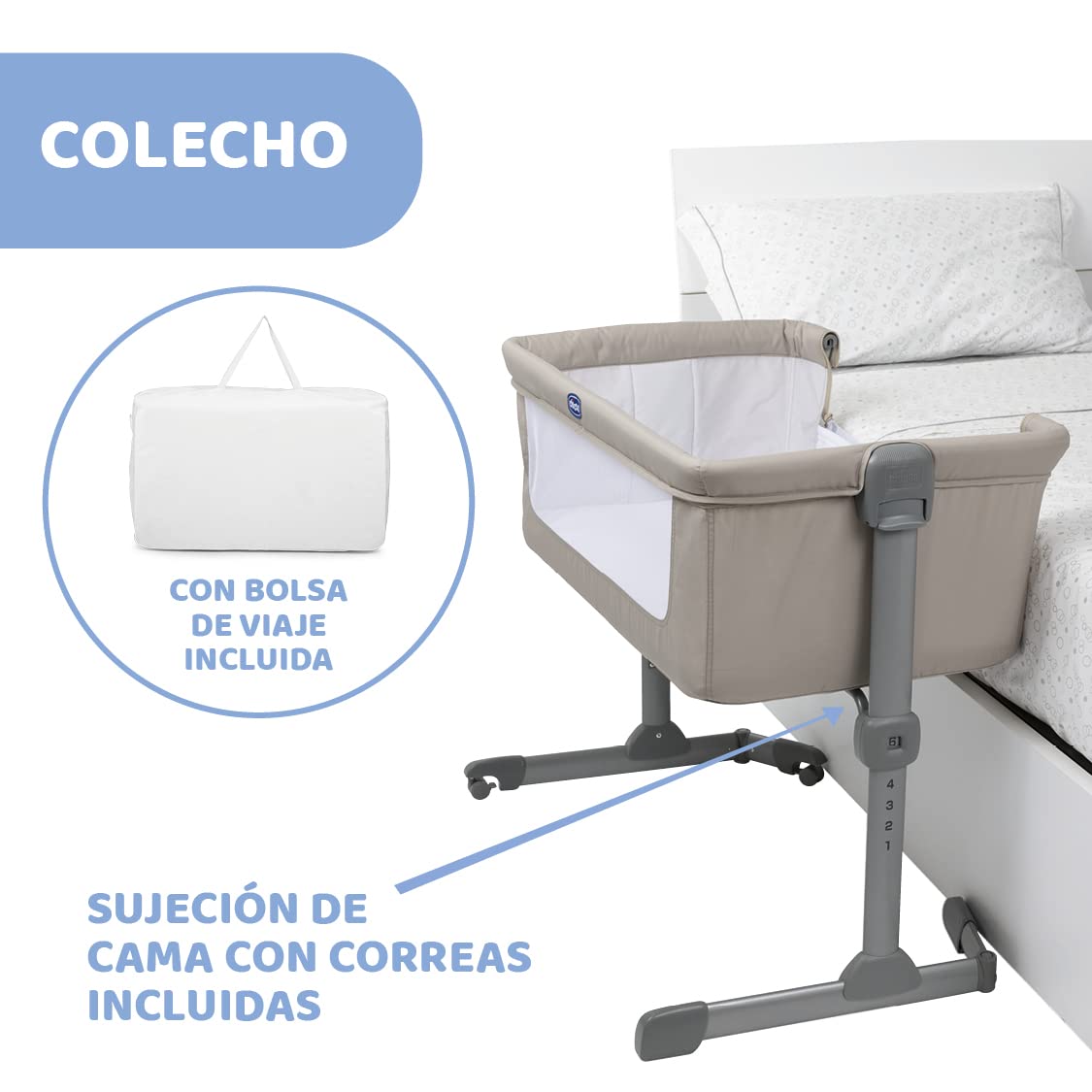 Chicco Next2Me Essential crib pocket, 0–6 months
