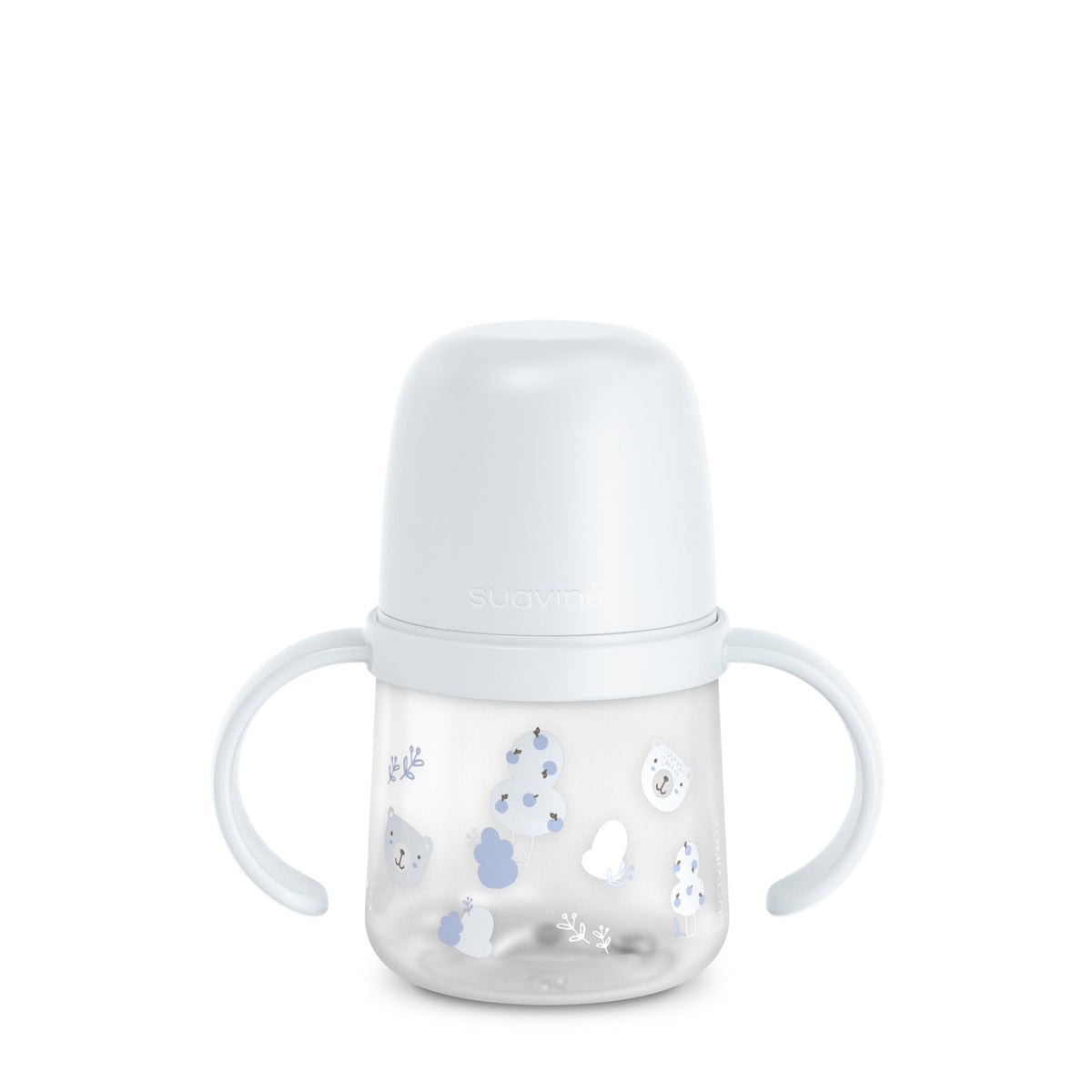 SUAVINEX õppimistass beebile 150 ml Wild&Free hellsinine