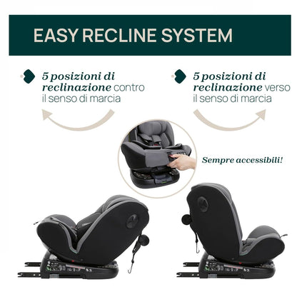 Chicco Unico Evo I-Size car seat, 0–36 kg, rotating Isofix 360°