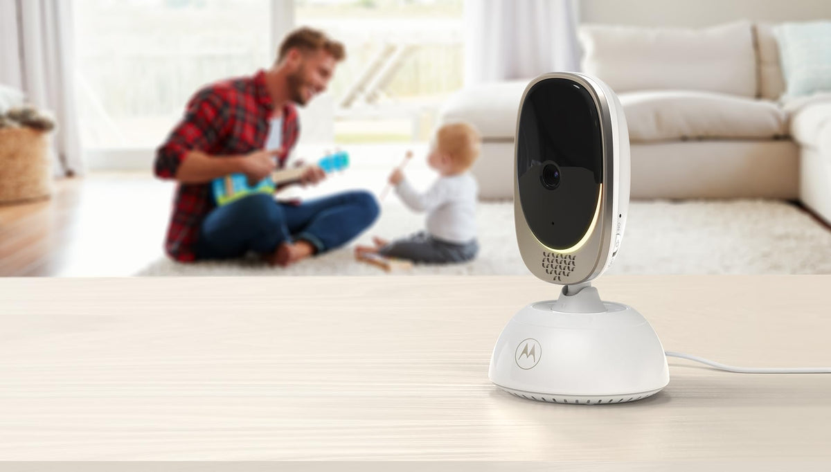 Motorola Nursery VM85 Connect video baby monitor with 5" screen, Wi-Fi, and night mode