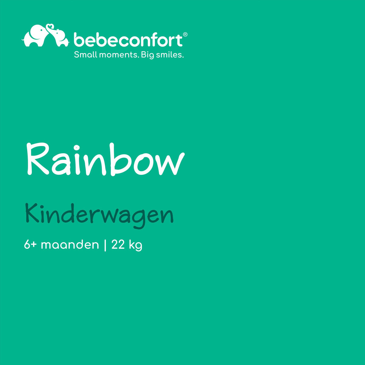 Bebeconfort Rainbow stroller, foldable and lightweight, Mineral Green