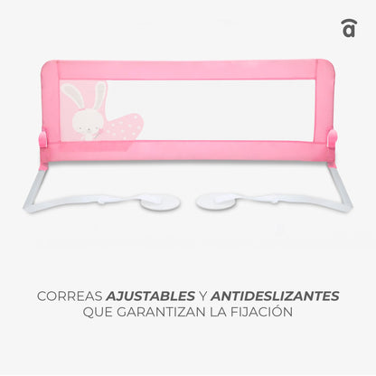 Asalvo 2-in-1 bed rail, white, 150cm