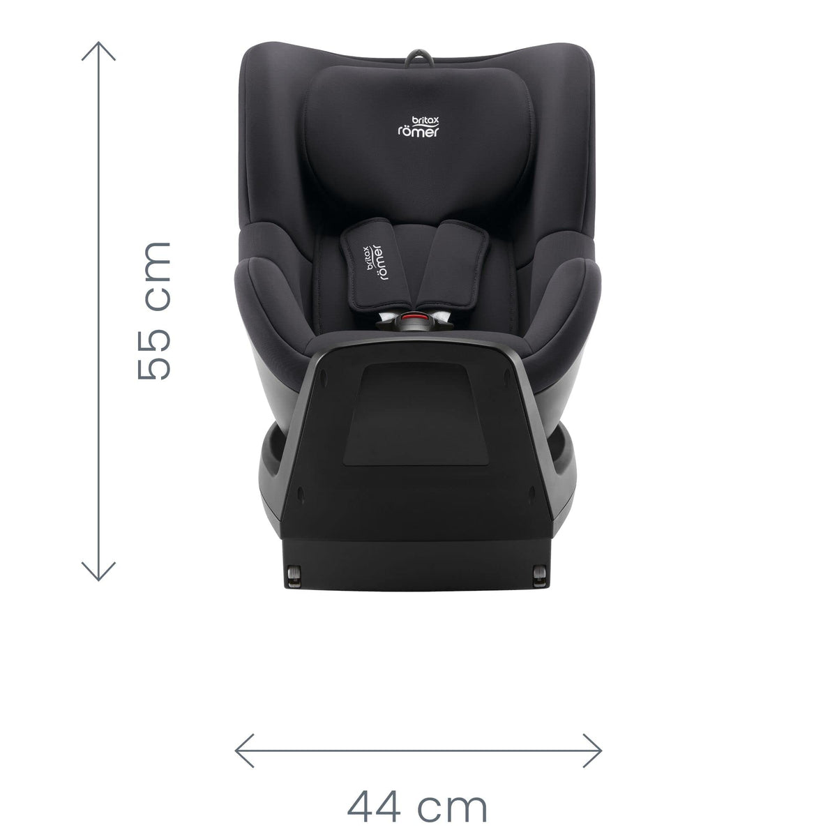 Britax Römer turvatool DUALFIX PLUS ISOFIX, Space Black, 40-105 cm, 0-4 a