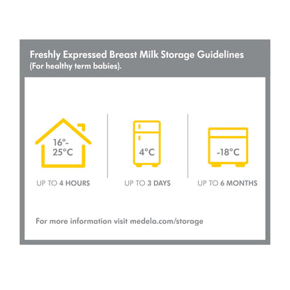 Medela Store & Feed set – breast milk storage bottles, Calma pacifier, and storage bags, BPA-free