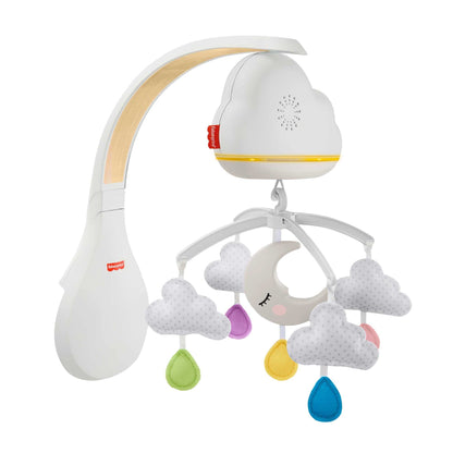 Fisher-Price Calming Clouds music and light carousel, 2-in-1: crib carousel and night light