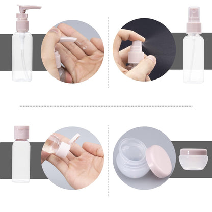Carehabi 11-osaline reisipudelite ja -anumate komplekt BOTTLE001